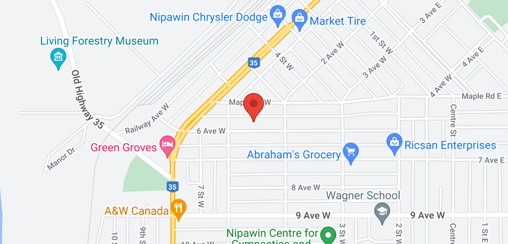 map of 613 6th AVE W